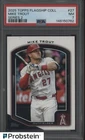 2025 Topps Flagship Collection Series 2 #27 Mike Trout Angels PSA 7 NM
