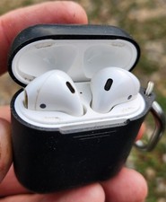 Apple AirPods 2 with Black Case