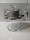 VTG 7759 B Pyrex 9-cup Glass Perculator Stem Pump Has Chip AT Top.