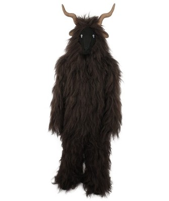 Goat Fur Costume Bundle & Mask Set   Full Body Animal Outfit for Halloween