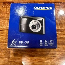 Olympus FE 26 Digital Camera 12MP 3x Optical Zoom Silver Digicam Boxed