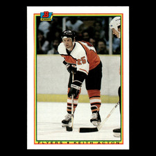 Keith Acton #113 1990 Bowman Philadelphia Flyers Hockey Card NHL NM