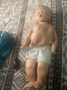 Vintage Simulaids baby CPR Training Manikin 24"