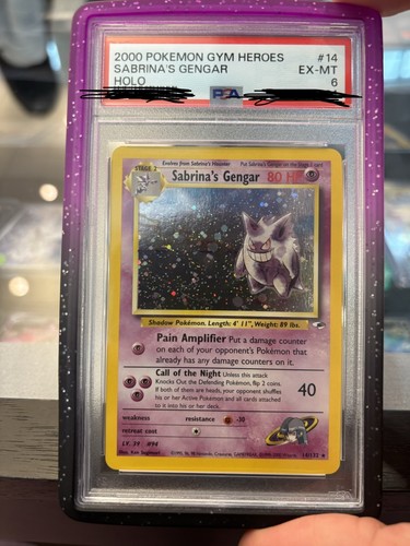 Sabrina's Gengar (Unlimited) graded PSA 6 for sale on eBay
