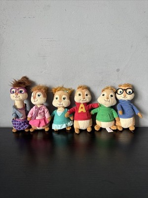 Alvin und die Chipmunks: The Squeakquel Ty Beanie Babys komplettes 6er-Set