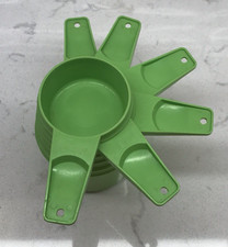 Vintage Tupperware Apple/Lime Green Nesting M...