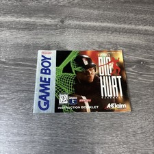 Frank Thomas Big Hurt Baseball Manual Gameboy Gameboy Nintendo GB