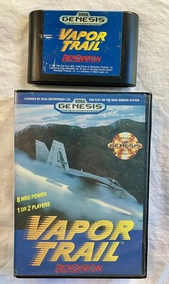 Vapor Trail (Sega Genesis, 1991) Case & Game Only Tested Authentic Shmup