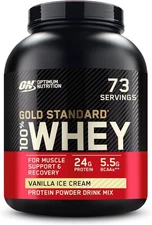 OPTIMUM NUTRITION GOLD STANDARD 100% WHEY PROTEIN 5LB Muscle Recovery Vanilla