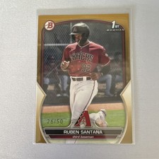 2023 Topps Bowman #BP-42 Ruben Santana Gold /50 Arizona Diamondbacks