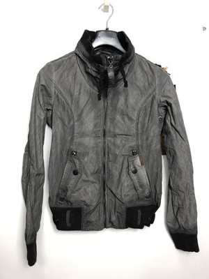 KHUJO Damen Übergangsjacke Modell: Avie Grau S