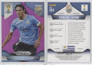 2014 Panini Prizm World Cup Purple Prizm /99 Edinson Cavani #193
