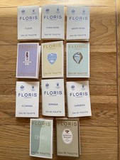 Floris 2ml x 11 Vintage Sample Eau de Toilette Travel Size New Unused Rare