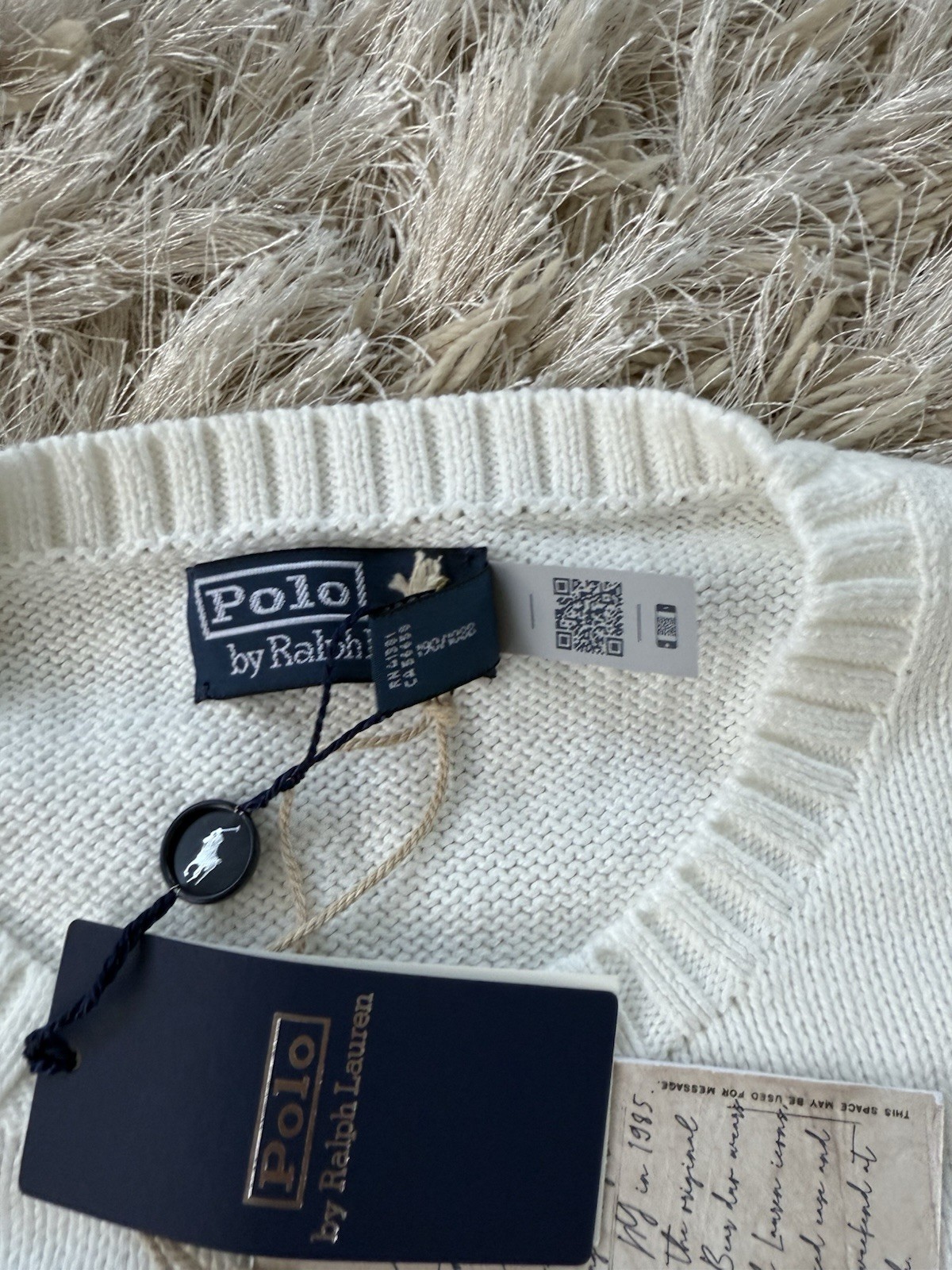 Ralph Lauren Polo Beach Bear Jumper - White - XXL - Brand New With Tags image 10