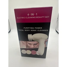 4-in-1 Electric Sonic Cleansing Brush Set Face & Body Exfoliating System