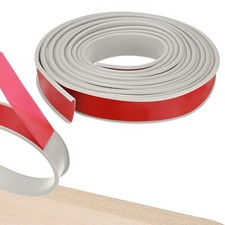 U-Shape Edge Banding, 1 Inch x 16.4 ft Self Adhesive Rubber Edge Trim Flexibl...