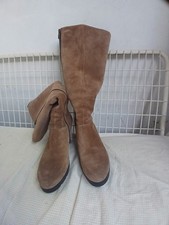 Hohe Stiefel Wildleder Paul GREEN Gr. 41 hell...