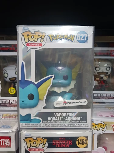 Funko POP! Pokemon Vaporeon #627 Pokemon Center Exclusive + protector