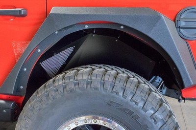 DV8 Offroad For Jeep JL Inner Fenders (Rear Black) 18-Curr Wrangler JL