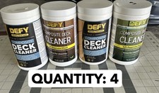 4-pack DEFY 2.25 Lb. Composite Deck Cleaner Concentrate Decking Stain Remover