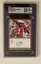 2004 Topps Ben Roethlisberger Rookie Autograph SGC 7 10 Auto RC Steelers Signed