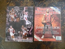 ST JOE'S HAWKS 27-0 Basketball Season Yearbook & SI + Daily News - Jameer Nelson