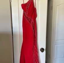 Elegant Red Evening Women s Gown / Prom Formal Dress / Dance / Pageants