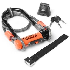 Krytonite Evolution Mini 7 U  U-Lock 4' Cable Bracket Flex