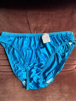 Vanity Fair Vintage Teal Nylon Panties Size 7 New NOS (Read)