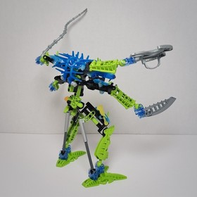 LEGO Bionicle NOCTURN 8935 Barraki 2007 Mahri Nui Loose Complete Box and Manual