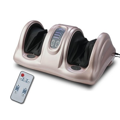 New Shiatsu Foot Massager Kneading Rolling for Circulation Pain Relief Rose Gold