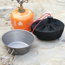 Ultraleichter Campingbecher aus Titanium 450 ml Kapazität für Wandern Picknick – Bild 21