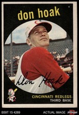 1959 Topps #25 Don Hoak Reds 3 - VG