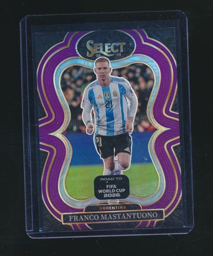 FRANCO MASTANTUONO 2025-26 PANINI SELECT FIFA PURPLE PRIZM PARALLEL 114/150 #158