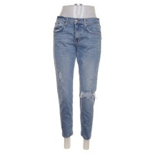 Zara, Jeans, Größe: 38, Blau, Baumwolle/Elasthan, Einfarbig, Denim, Damen #fLr