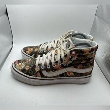 Vans Old Skool floral hightop sneakers women s 6.5