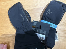 New with tag Arc'teryx Blak Fission SV Leather Goretex Mitten Gloves Small 05/25