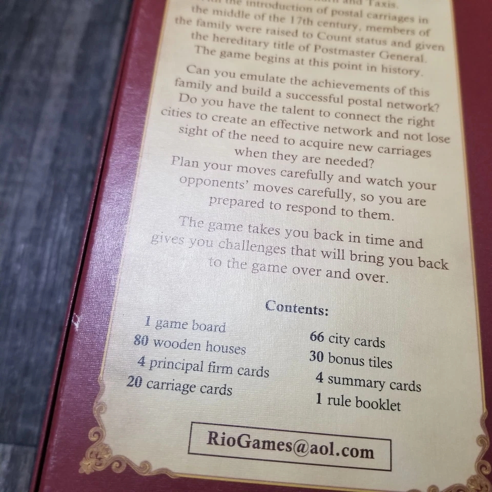 Juego de mesa Thurn and Taxis Foto 4 de 4