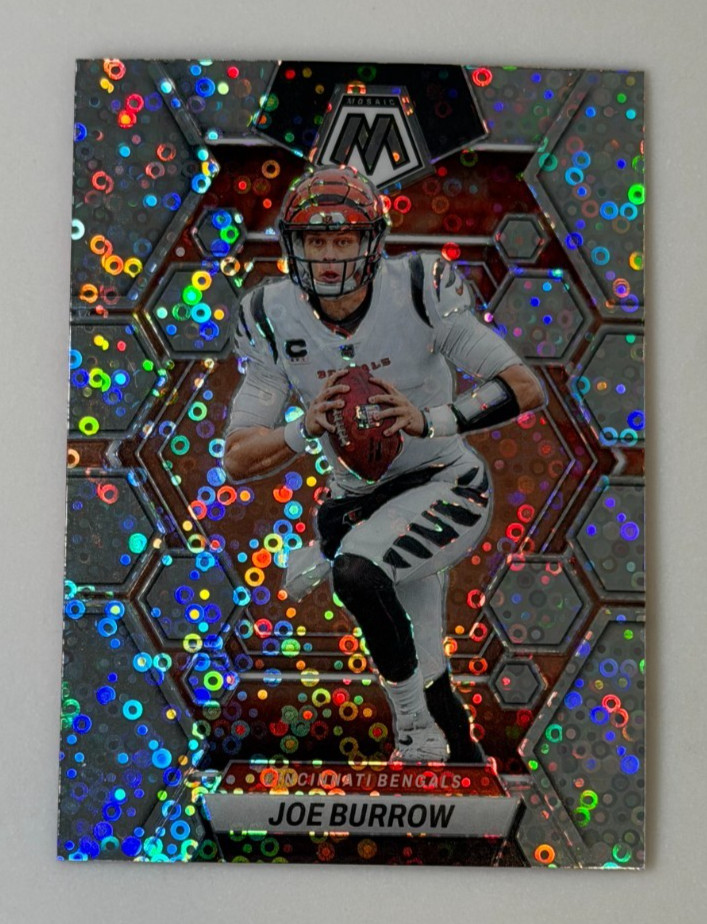 2023 Panini Mosaic Joe Burrow No Huddle Disco Prizm #40