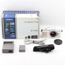 5550shot  NEARMINT  Olympus PEN E-P5 16.1MP Mirrorless Digital Camera White Japan