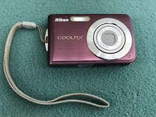 Nikon Coolpix S210 8.0MP 3X Zoom Digital Compact Camera Purple Read - C683