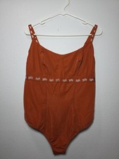 Yitty Spotlight Shaping Demi Cup Thong Bodysuit Shimmer Iconic Baddie Brown 1X