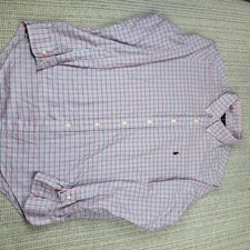 Ralph Lauren Shirt Mens Large Multicolor Plaid Long Sleeve Button Down Pony Logo