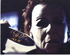 Brad Loree signed 11x14 Photo Michael Myers Halloween Resurrection JSA