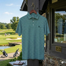 NEW Rhoback The Michigan State Sparty Men's Short Sleeve Performance Polo