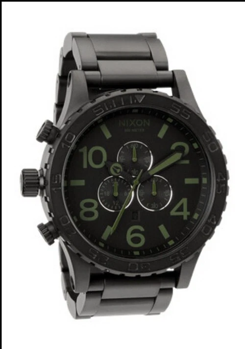 家具 NIXON THE RUBBER 51-30 Nixon Watch Rubber 51-30 - black (matte black/gold)