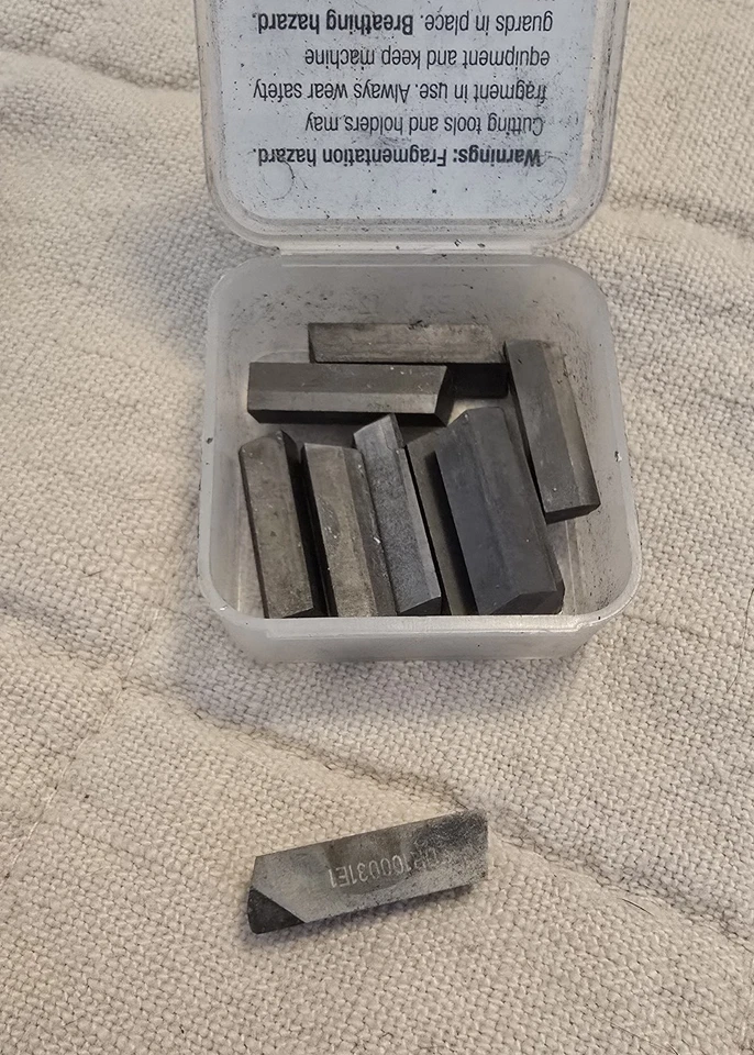 Paquete de 10 insertos de fresado de extremo de PCD WIDIA EDR100031E/RT SP1800 para maquinista Foto 3 de 4