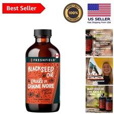 High-Quality Cold Pressed Black Seed Oil - 1.6 Thymoquinone, 8oz Glass Bottle