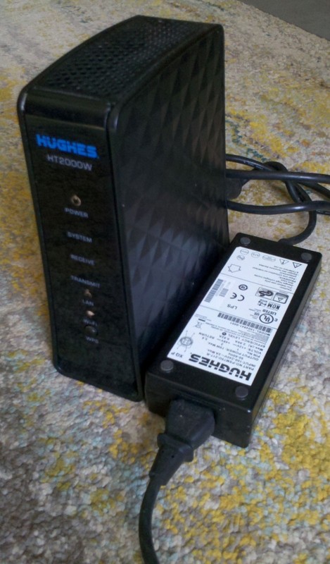 used Hughes internet HT2000W Satellite wifi Modem router, tested and working