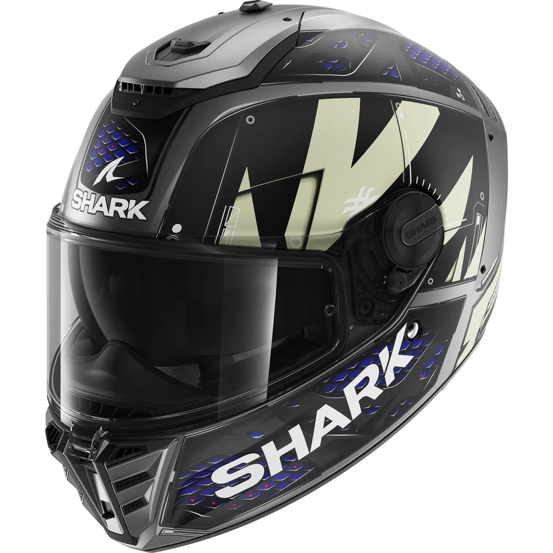 Shark Spartan RS Stingrey Matt Anthracite Blue, photo 1 of 7